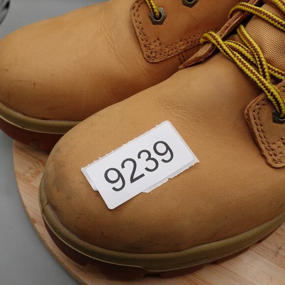 Herman Survivor Mens Boots 13W Workwear Waterproof Lace Up Steel Toe Brown - Picture 11 of 11